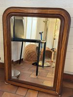 Spiegel im Louis-Philippe-Stil mit Holzrahmen