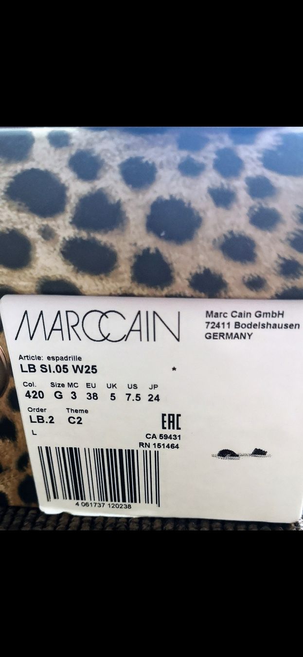 Marc Cain Scarpe da donna: Marc Cain Espadrillos Gr 38 NEU!  – Nuovo e nell'imballaggio originale da Widnau venduto da Schurlibua 3