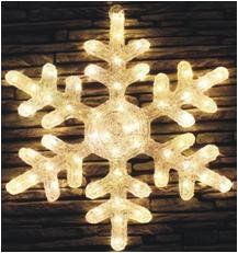 Tutte le decorazioni: LED-Schneeflocke aus Acryl – Nuovo e nell'imballaggio originale da Kaltbrunn venduto da bue_xtg5