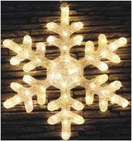 LED-Schneeflocke aus Acryl