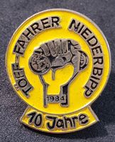 Y136 - Pin 10 Jahre Motorrad Töff Fahrer Niederbipp 1984
