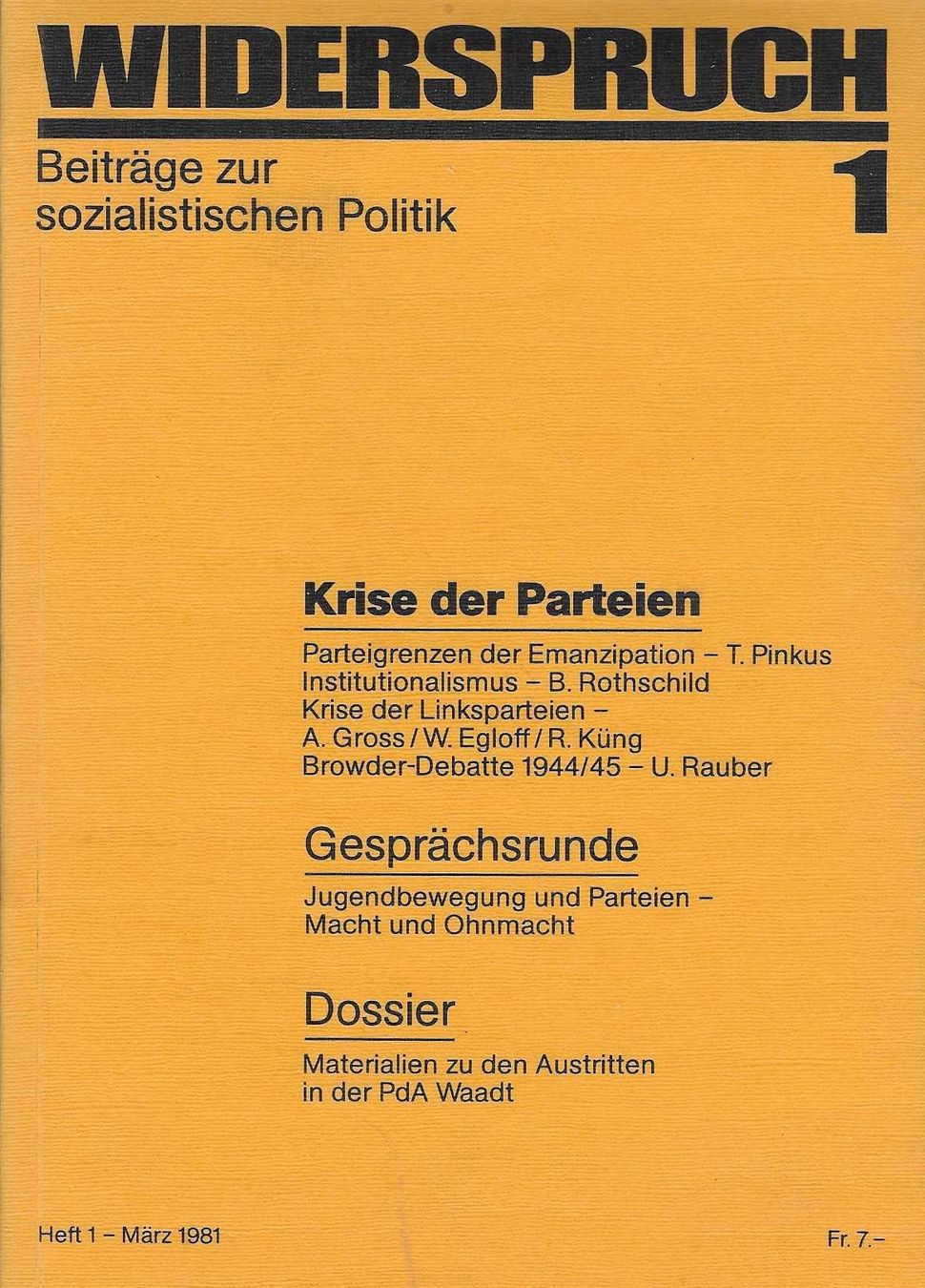 Libri: Widerspruch 1 – Usato da Flims - Dorf venduto da Stagediver