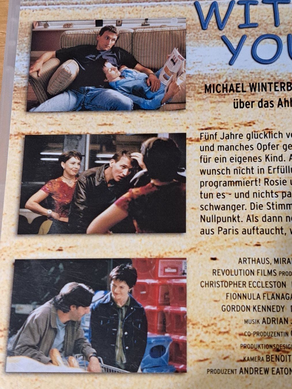 Tutti i DVDs: DVD With or without you,  Michael Winterbottom, 1999 – Usato da Unterseen venduto da Kanica 2