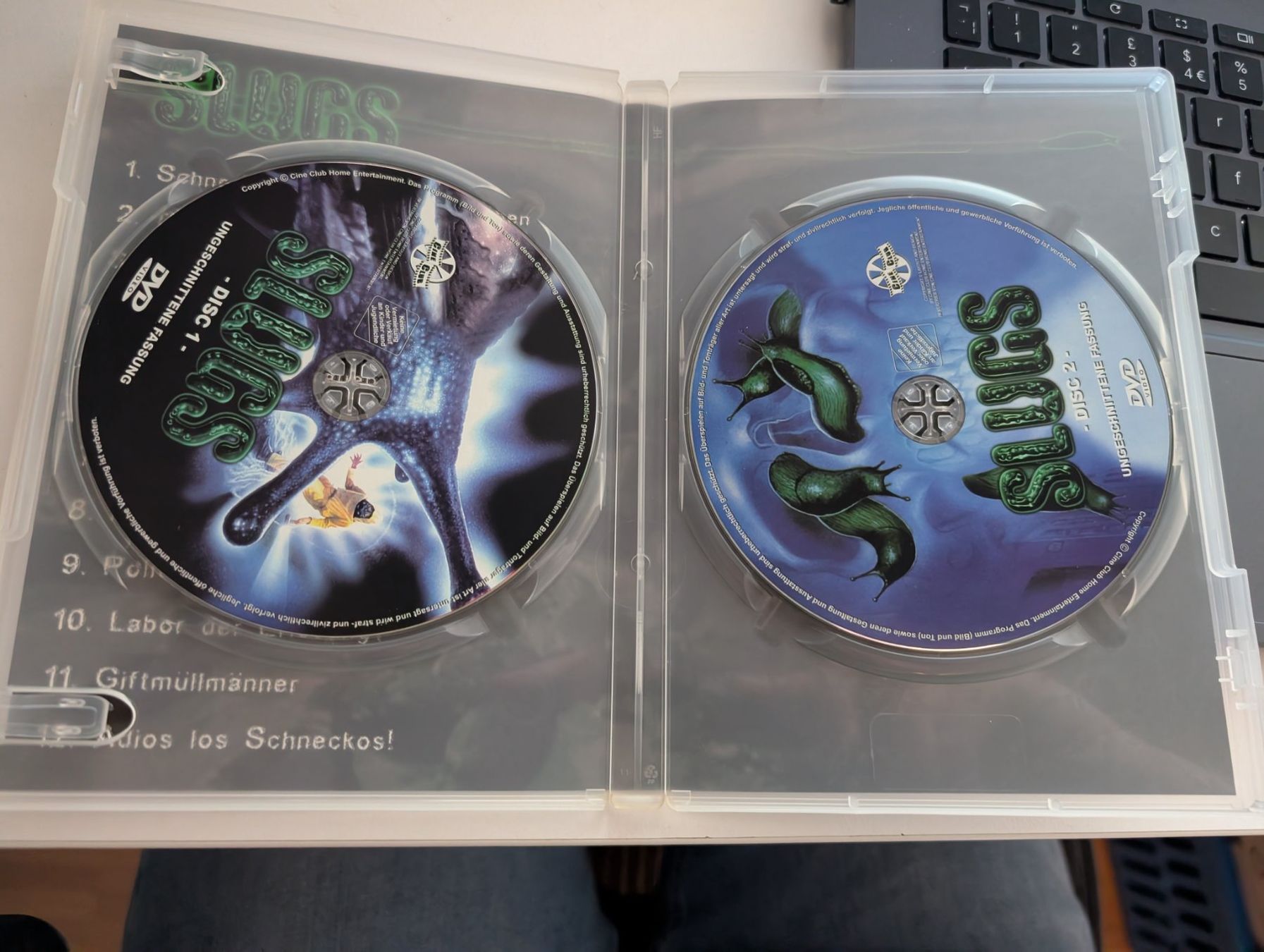 Tutti i DVDs: SLUGS - Horror DVD + Slipcase Special Edition R2 – Usato da Hünenberg See venduto da SpecialEditionGaming 1