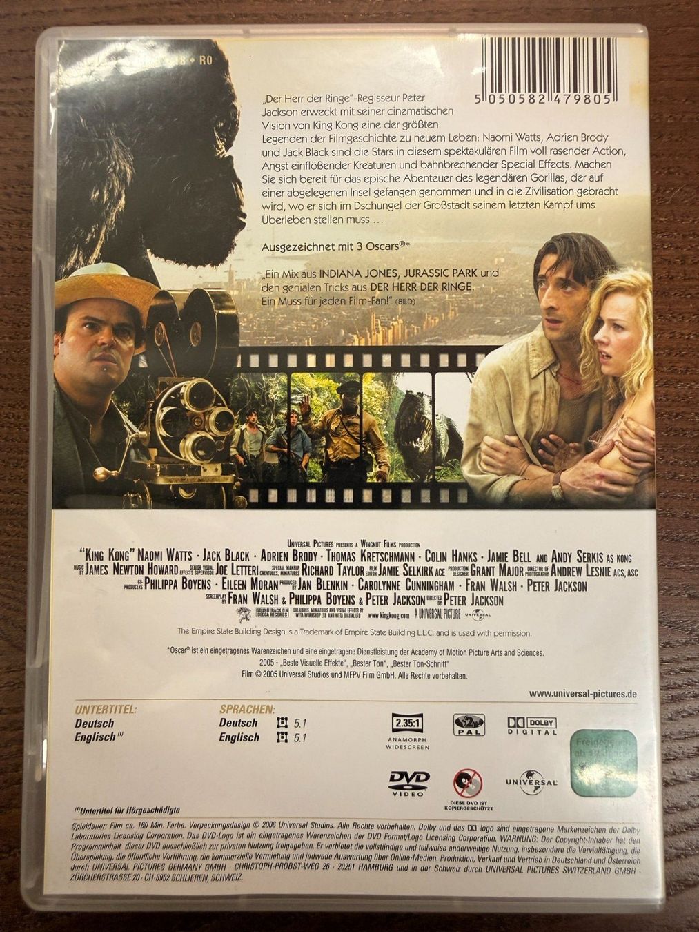 Tutti i DVDs: King Kong – Usato da Zürich venduto da FilmFreunde 1