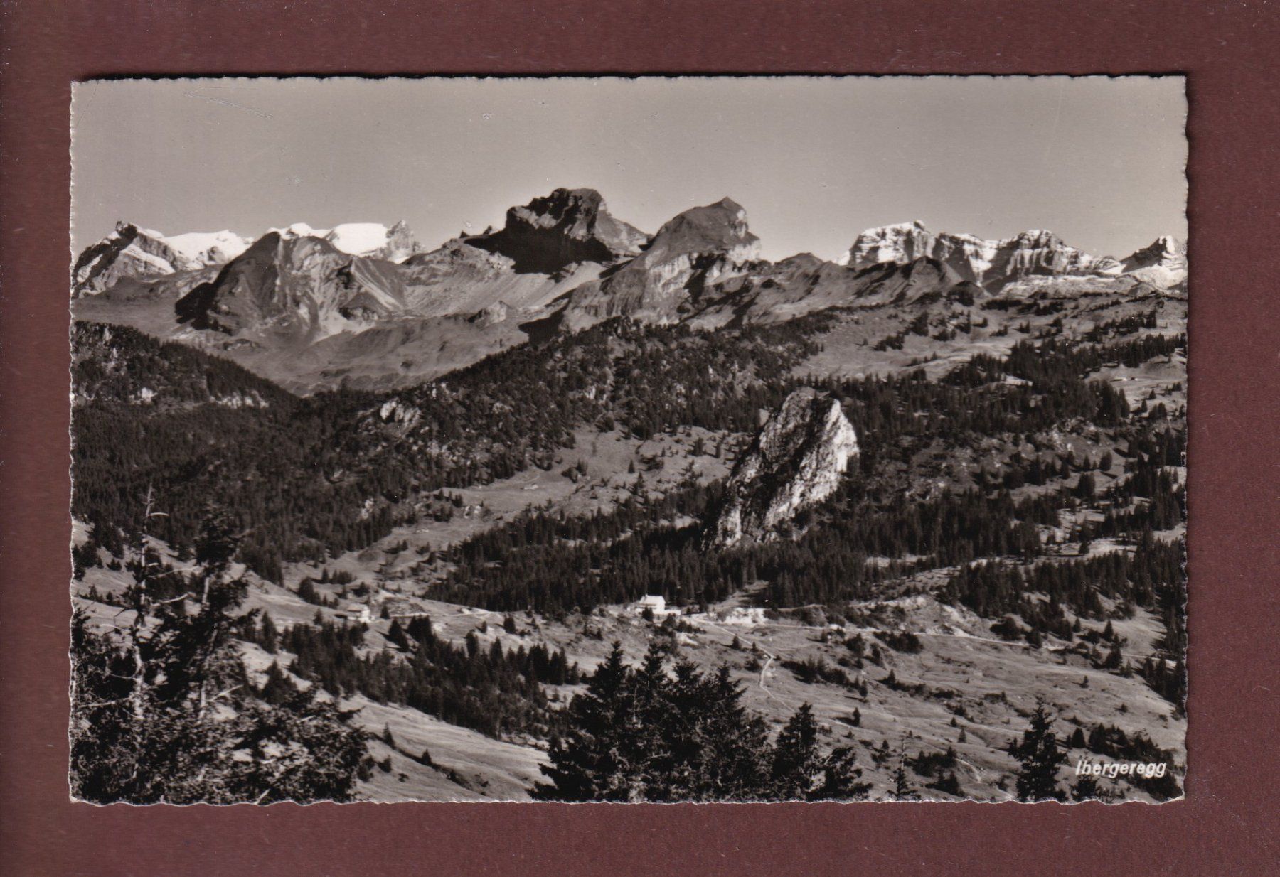 Cartoline postali: IBERGEREGG – Usato da Pully venduto da nicecards