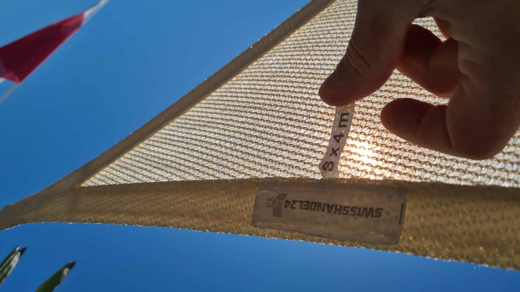 Ombrelloni: Sonnensegel 3x4m creme – Usato da Hinterkappelen venduto da Andreas-BE 1