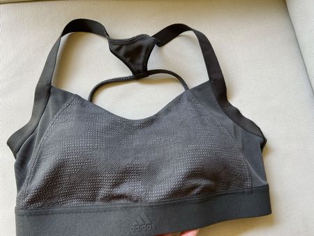 Adidas sport bra, dark green