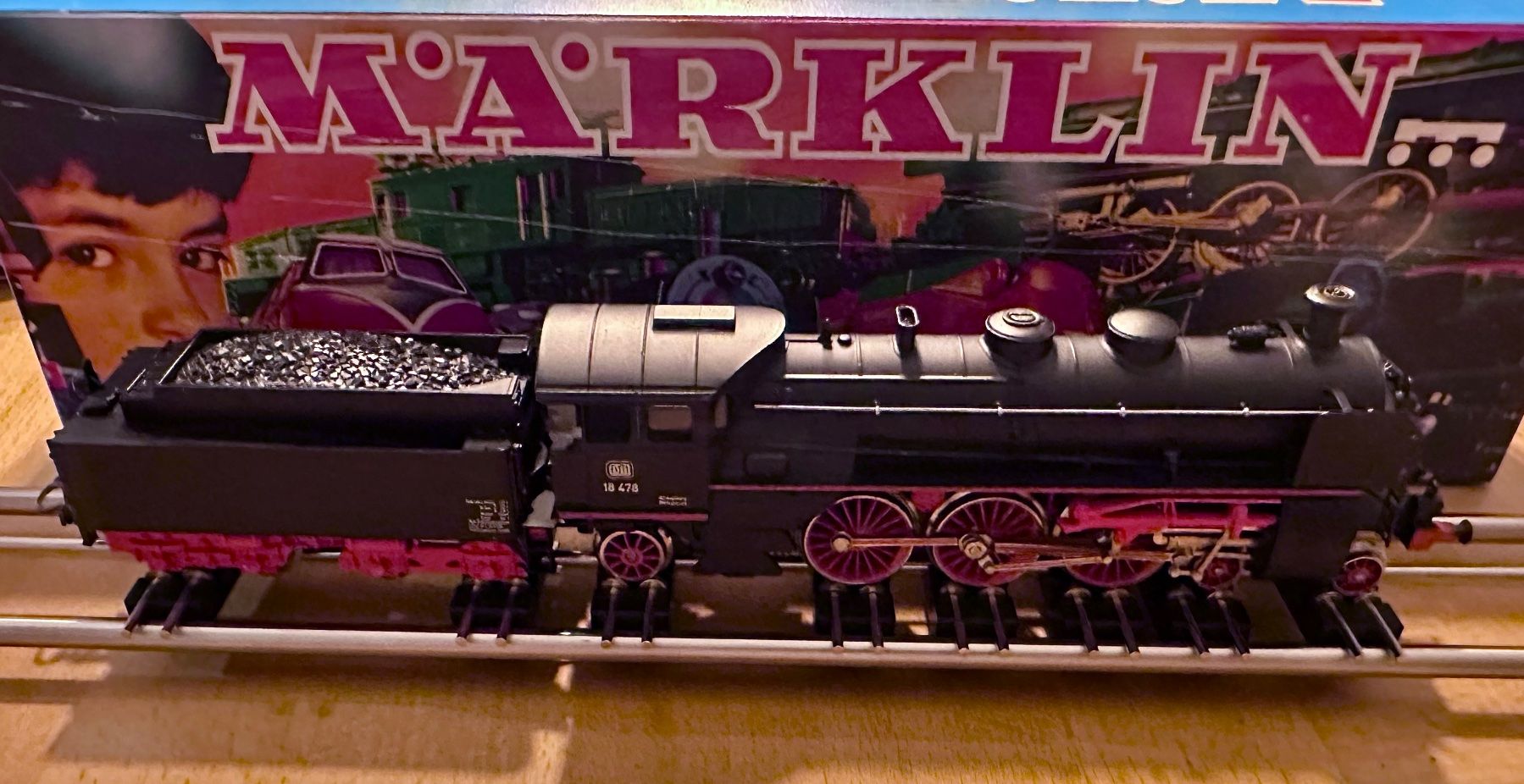 Märklin Modellini di ferrovie: Märklin 3091 DB Dampflok AC Analog – Usato da Oftringen venduto da ib.85 1