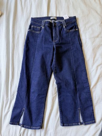 ONLY Petite - Wide Leg Jeans (7/8 Länge)