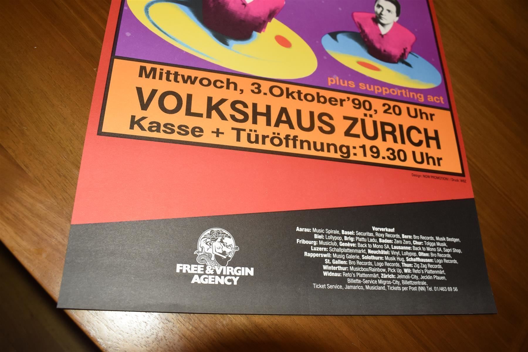 Dischi in vinile: DEVO Konzert-Plakat Zürich 1990 ORGINAL – Usato da Pfaffhausen venduto da mono_rec 8