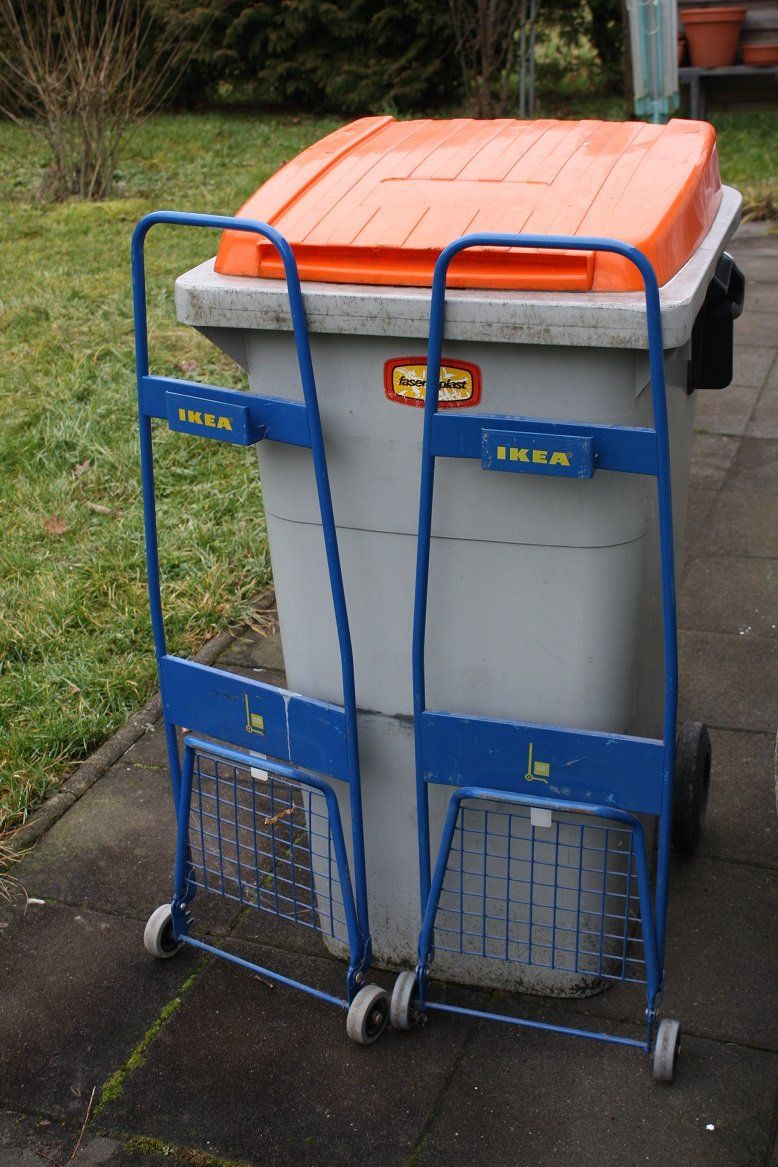 Ikea Banconi: Ikea Wägeli, blau, 2 Stück klappbar – Usato da zuchwil venduto da parson65