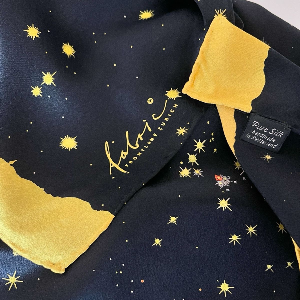 Fabric Frontline Foulard & Sciarpe: FABRIC FRONTLINE Silk Scarf "Zurich by Night" – Nuovo (secondo la descrizione) da Emmen venduto da Avviivva_Com2023 5