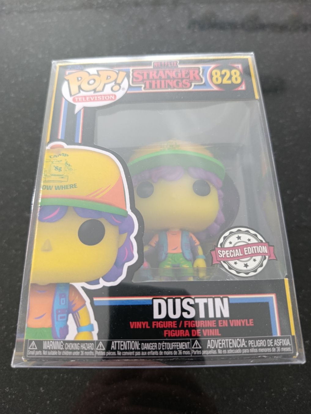 Funko Statuette: Funko Pop! Stranger Things - Dustin 828 - Édition Spéciale – Nuovo (secondo la descrizione) da Yverdon-les-Bains venduto da cashkiller