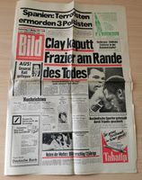 CASSIUS CLAY / MUHAMMAD ALI - original Zeitungsartikel 1974
