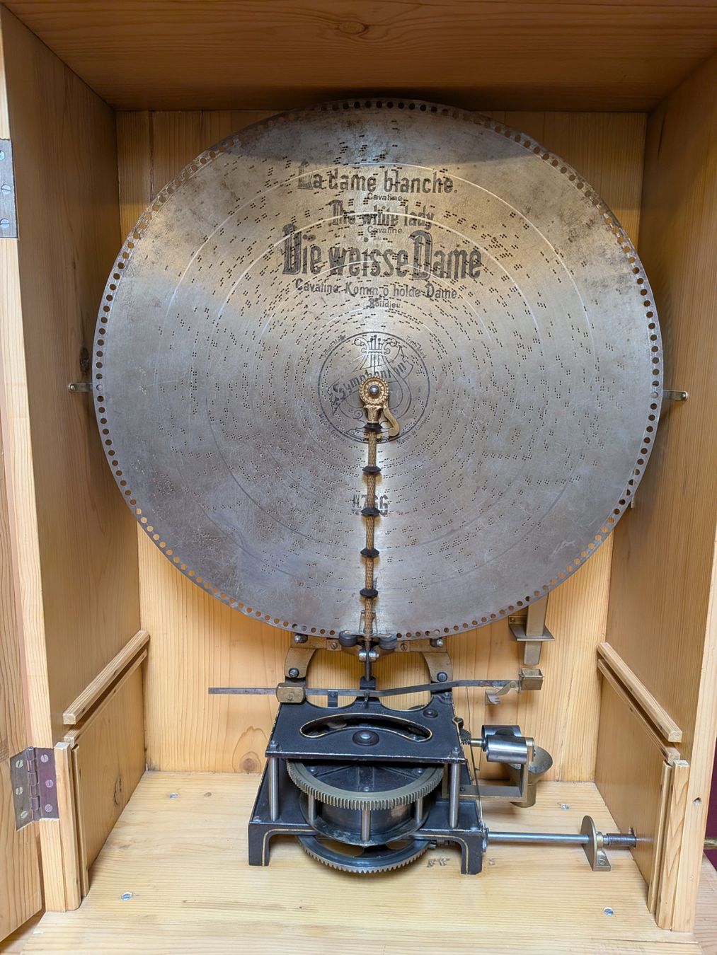 Symphonion Spieldosen: Riesen Symphonion Musikautomat Spieldose – Gebraucht aus Schönenwerd von kybi 3