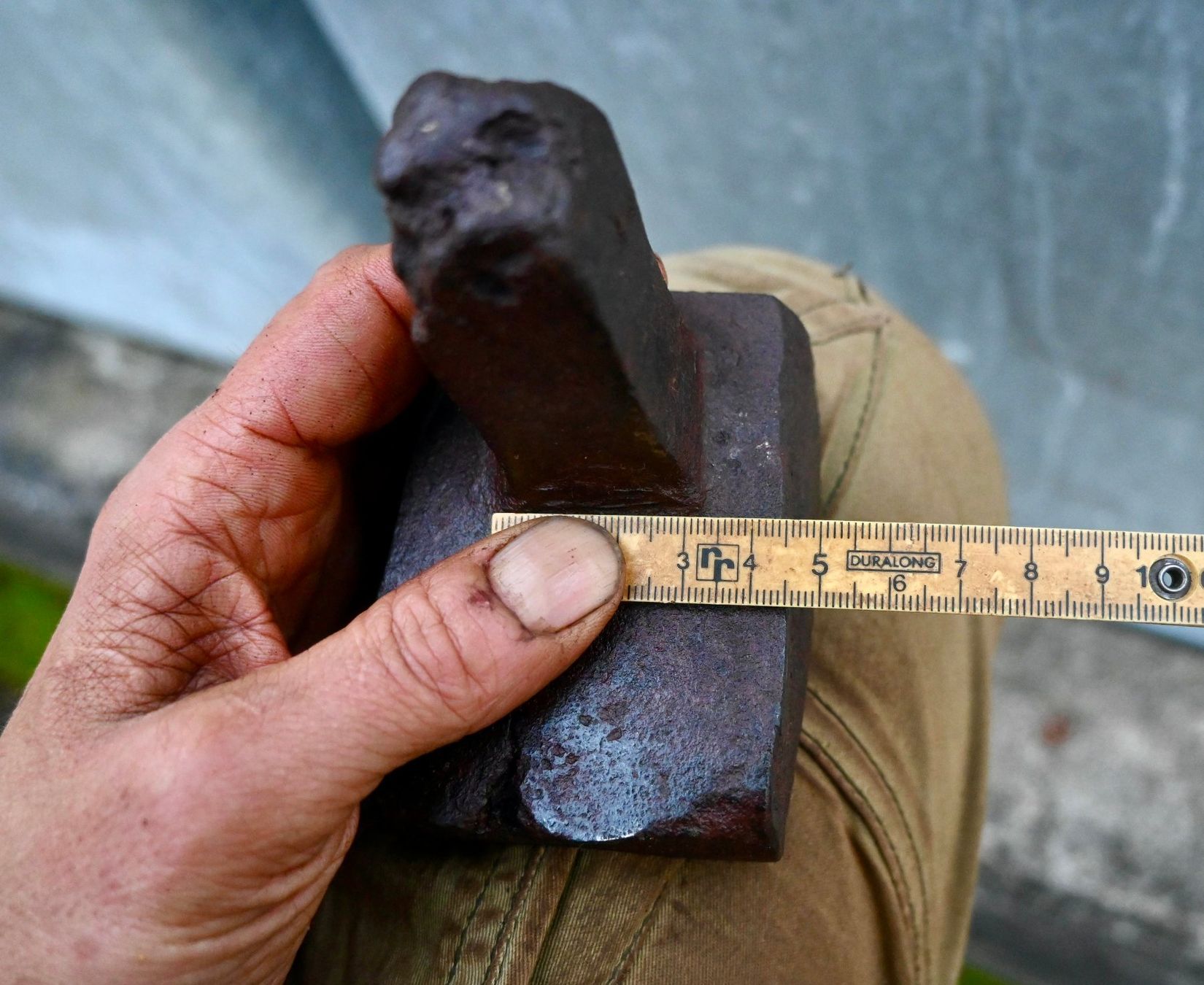 Werkzeuge: alter geschmiedeter Amboss-Einsatz / Amboss-Horn 9 x 7cm – Gebraucht aus Pfaffhausen von mono_rec 6