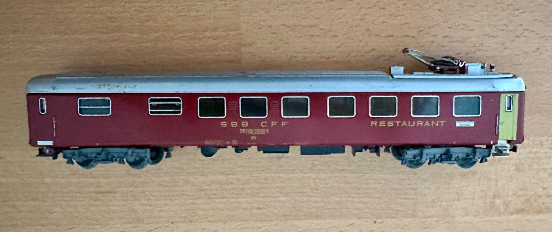 Märklin Modellini di ferrovie: Märklin SBB Restaurantwagen – Usato da Oftringen venduto da ib.85