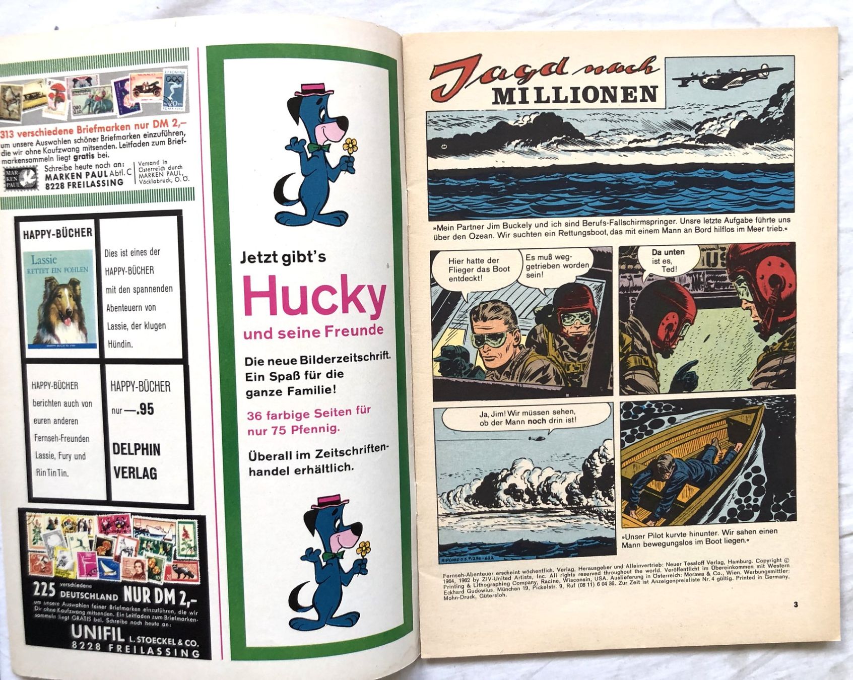 Fumetti: Fernseh Abenteuer - Ripcord - Nr.154/Nr.158 – Usato da Schaffhausen venduto da durruti 1