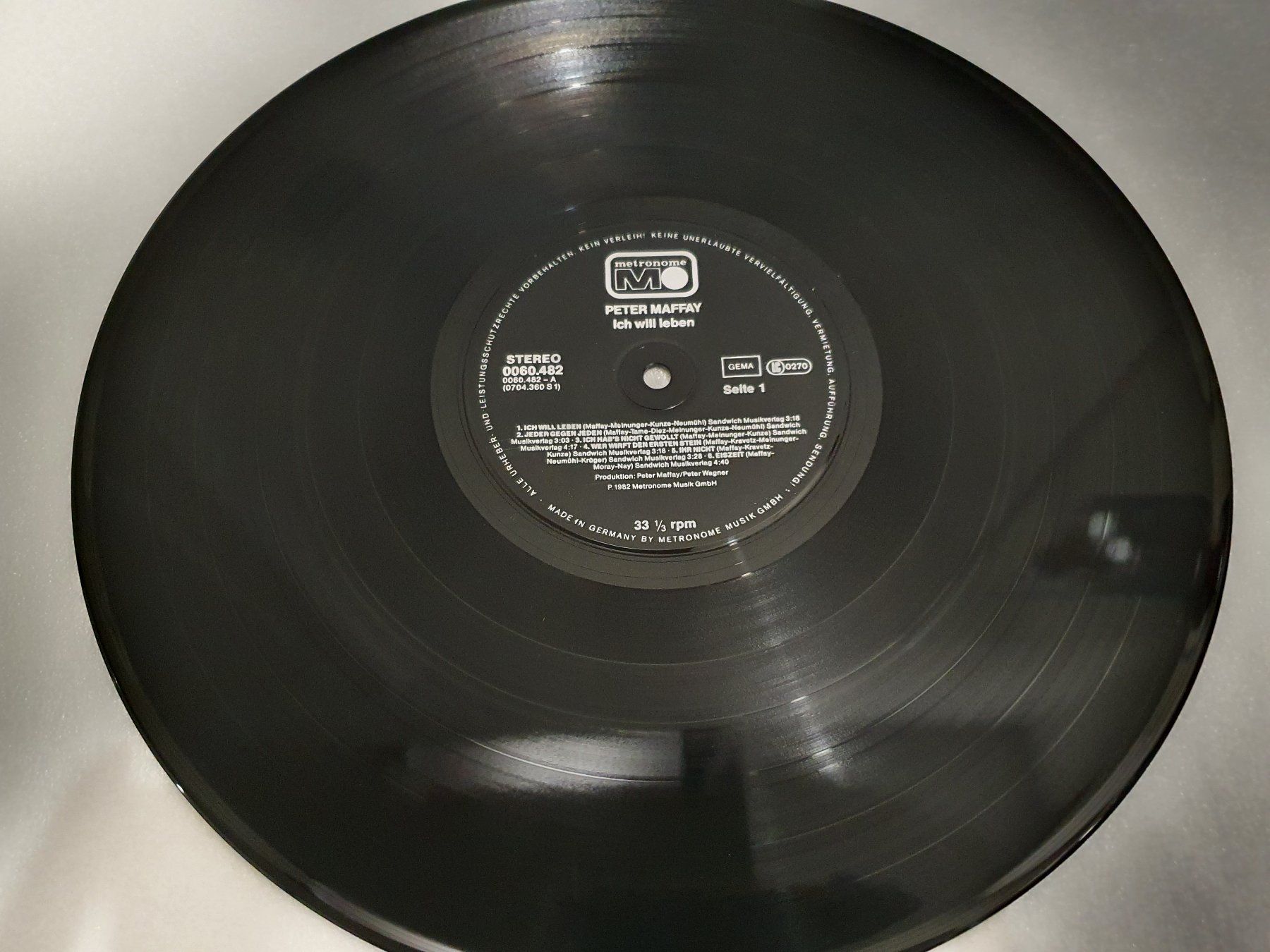 Dischi in vinile: Peter Maffay – Ich Will Leben – Usato da Uster venduto da Vinyl-Leidenschaft 3