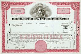 Bond Stores Inc. - 1964