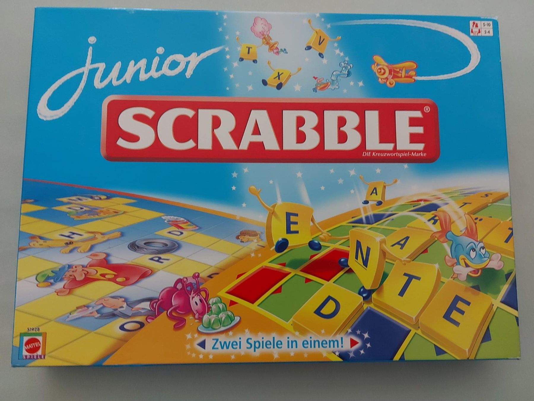 Mattel Spiele: Scrabble Junior – Gebraucht aus Buchs AG von Sushikiller