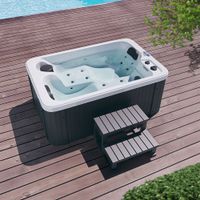 Outdoor Whirlpool HARRY - MIT Treppe und Thermoabdeckung