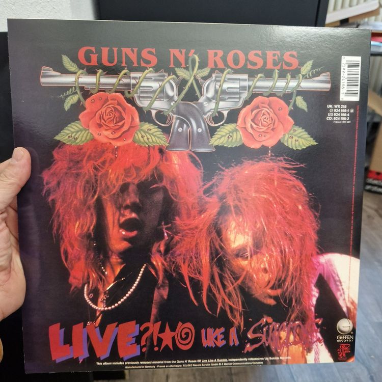 Guns N Roses G N R Lies 1988 Lp New Reissue New Acheter Sur Ricardo 4270