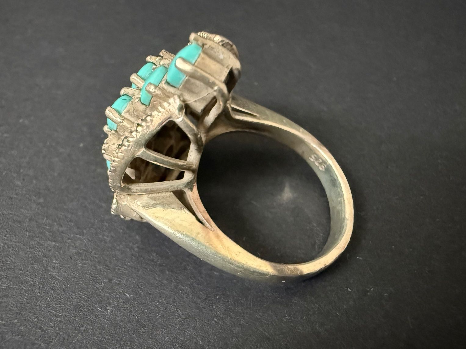 Bagues: Vintage Silber Ring mit Türkis 925 – D'occasion à Spiegel b. Bern par Rogger72 5
