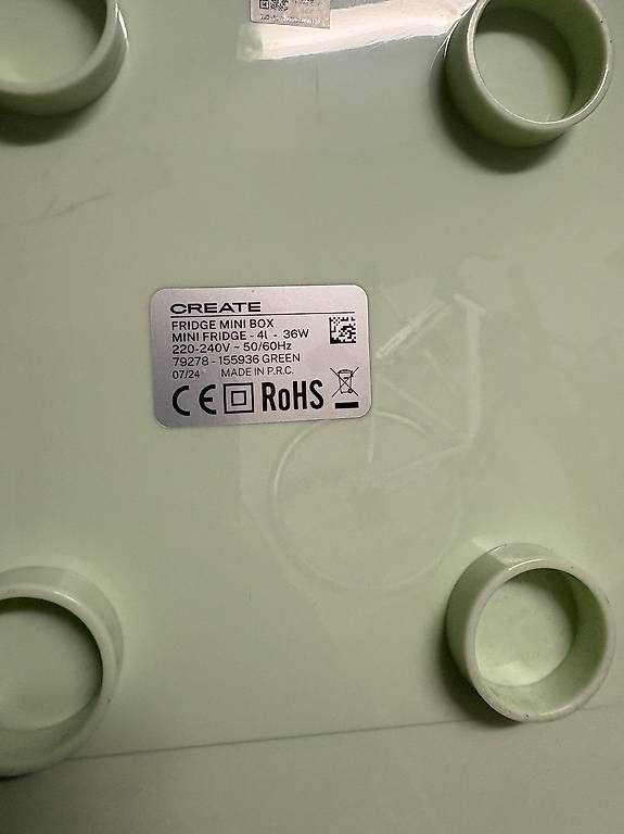 Frigoriferi: Mini Kühlschrank CREATE 4L mintgrün  neuwertig – Usato da Unterägeri venduto da mel_76mx 2