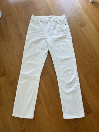 Jeans weiss, highwaisted,  Gr. 38, neuwertig!