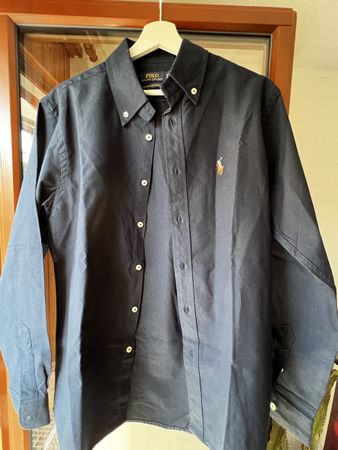 Herrenhemd Polo Ralph Lauren dunkelblau Grösse M neu