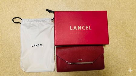 Lancel Paris Portefeuille Cuir Neuf!