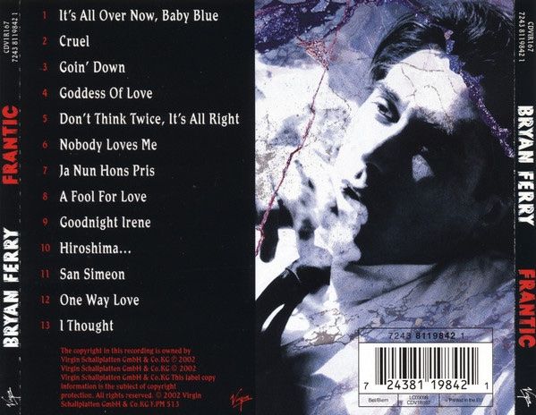 CDs: BRYAN FERRY (CD) FRANTIC  NEUWERTIG! – Neu (gemäss Beschreibung) aus Zürich von Tarafo5 1