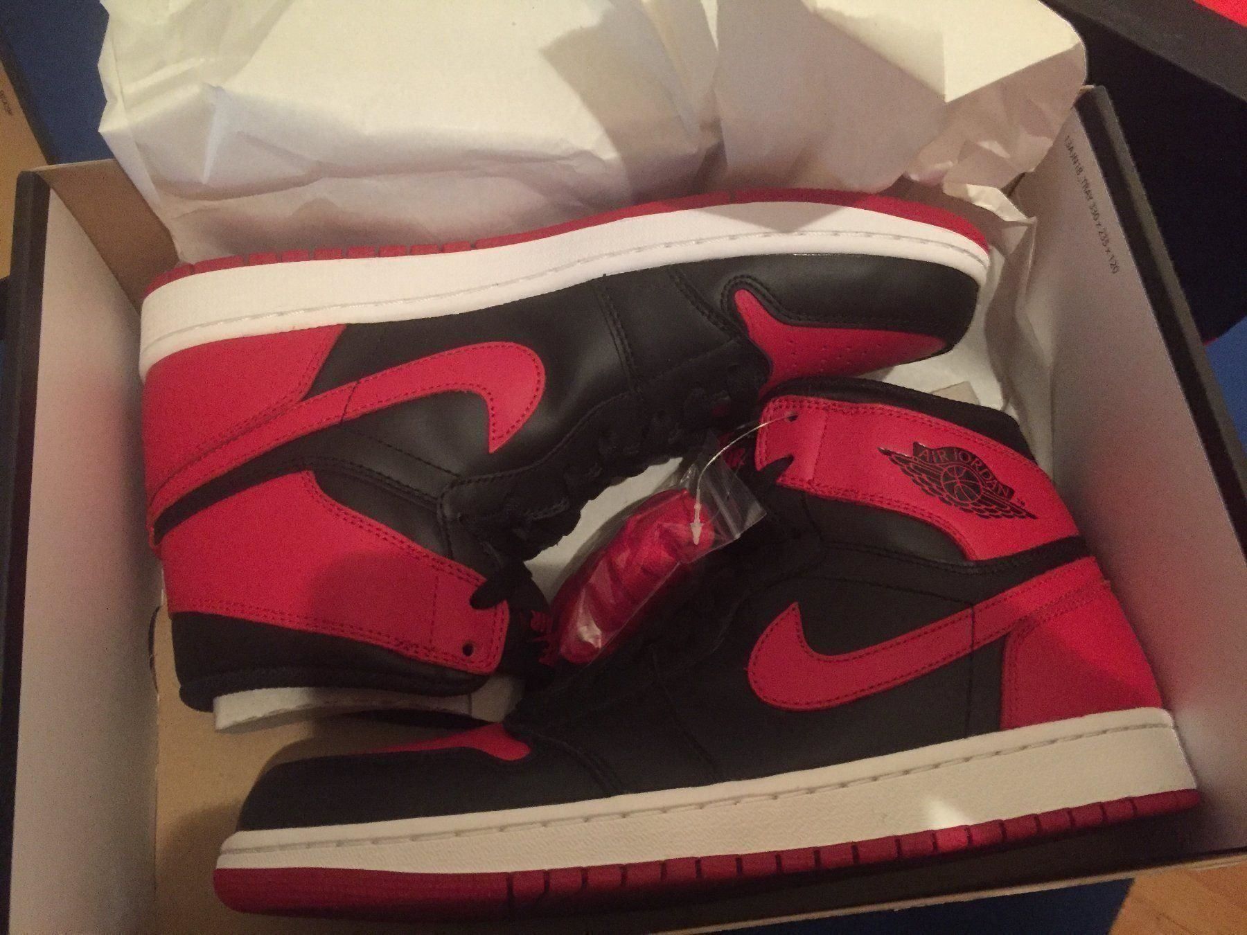 Jordan Scarpe da uomo: Air Jordan 1 "BRED" 2013 - US10/EU44 – Nuovo e nell'imballaggio originale da St. Moritz venduto da comeflywithme 1
