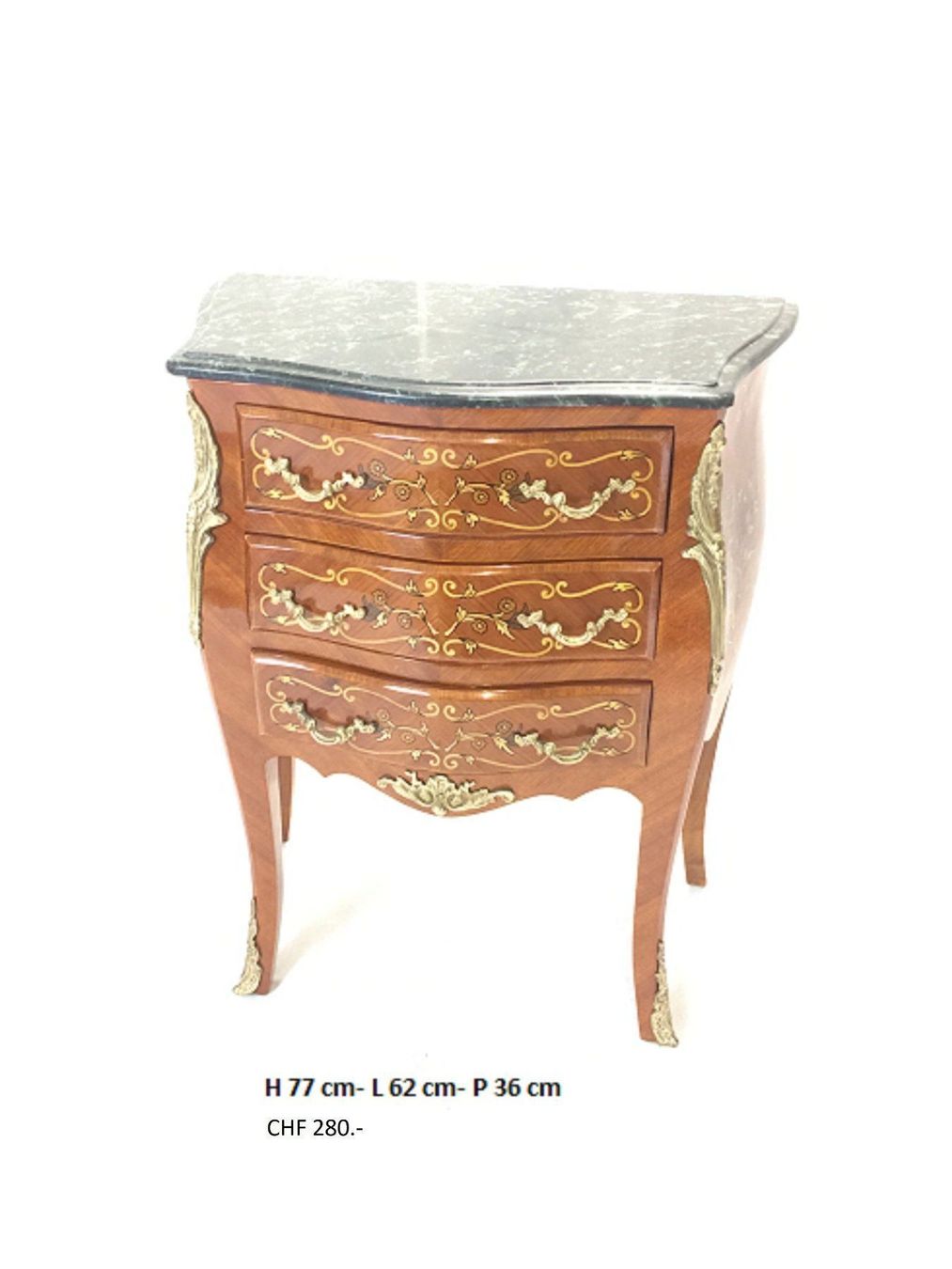 Cassettiere: Commode de style Louis XV. – Usato da geneve venduto da louisart 4