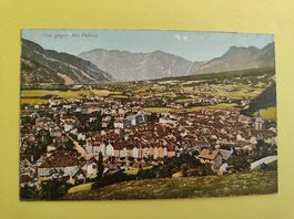 Postkarte Chur gegen den Faknis