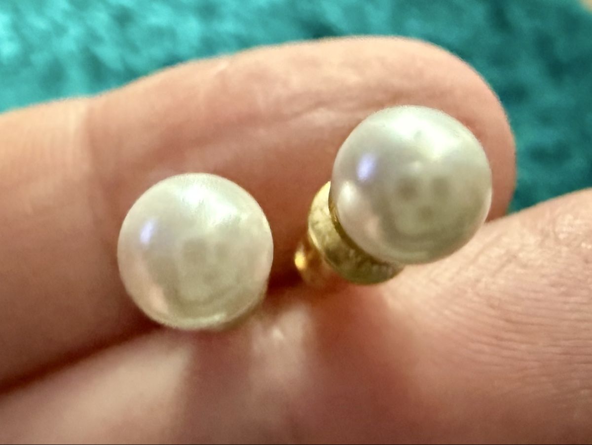Orecchini pendenti & Orecchini a lobo: Vintage raffinierte elegante Perlen Ohrringe – Usato da Lamone venduto da LaCantinaMagica 4