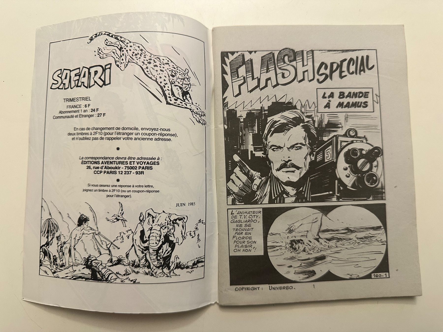 Comics: SAFARI NO 160 AVENTURE – Gebraucht aus Münsingen von Ganjam 3
