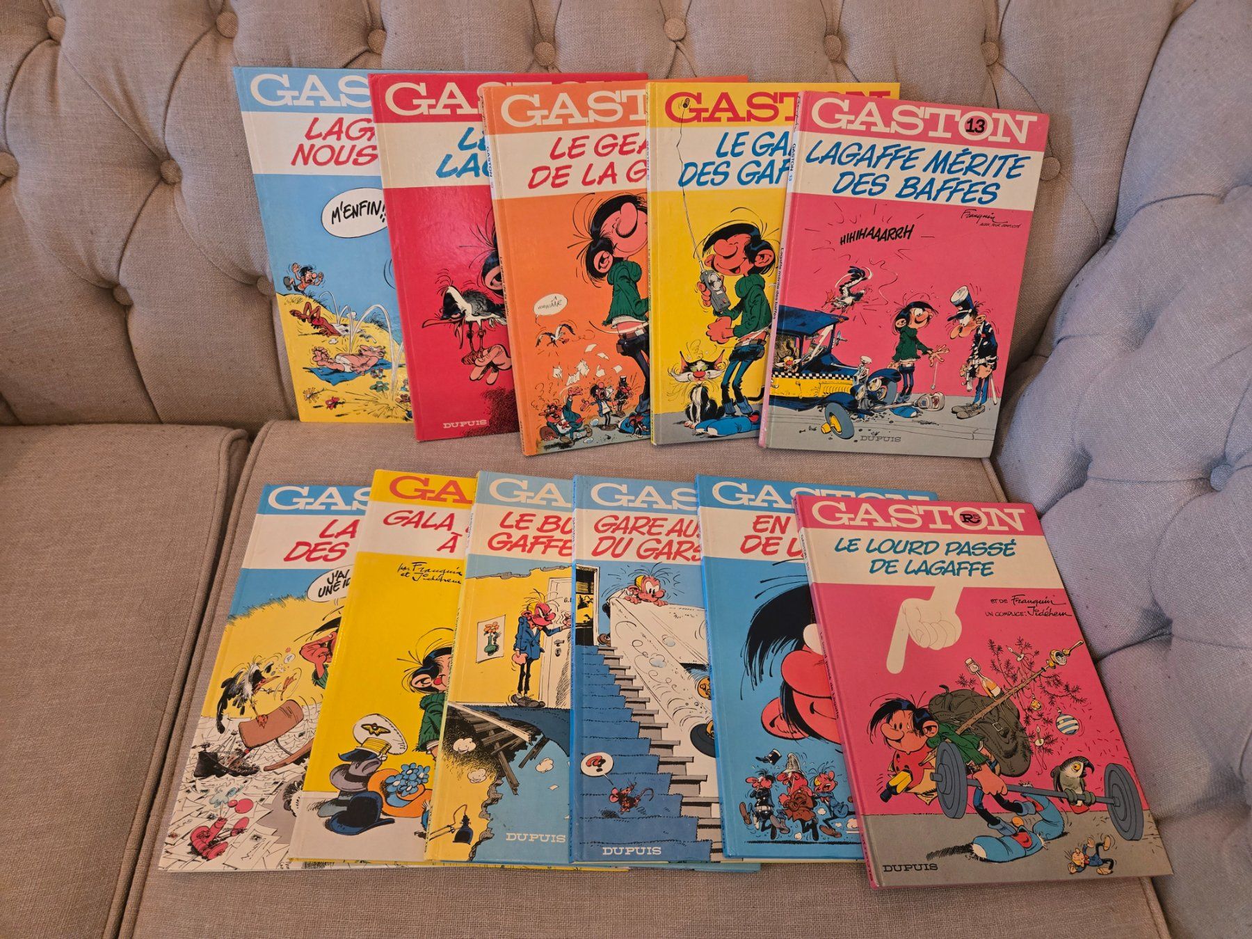 Gaston - Lot de 11 bd - Bon état (Gebraucht) in Crémines für CHF 29 ...