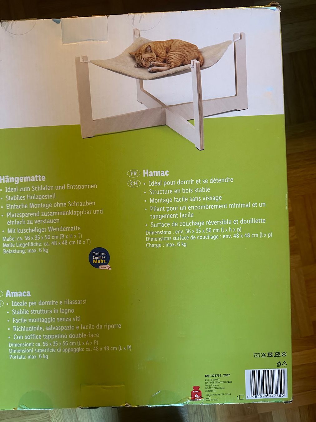 Amache: Hängematte für Katzen – Nuovo e nell'imballaggio originale da Zürich venduto da Faetze0 1