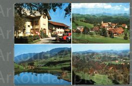 AK color Finstersee ZG Kurhaus, Menzingen,4x-Mehrbild ≈ 1978