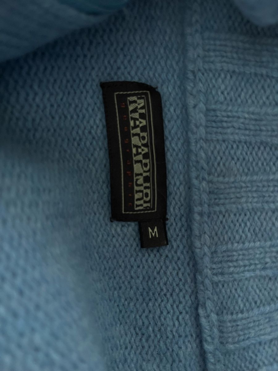 Napapijri Maglioni & Felpe: Napapijri geographic Neuer Wollpullover Hellblau – Nuovo (secondo la descrizione) da Basel venduto da jaa_g99v 3
