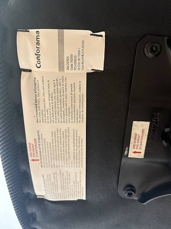 Poltrone: Fauteuil de bureau DEREK Conforama – Usato da Corpataux venduto da bulliardj 4