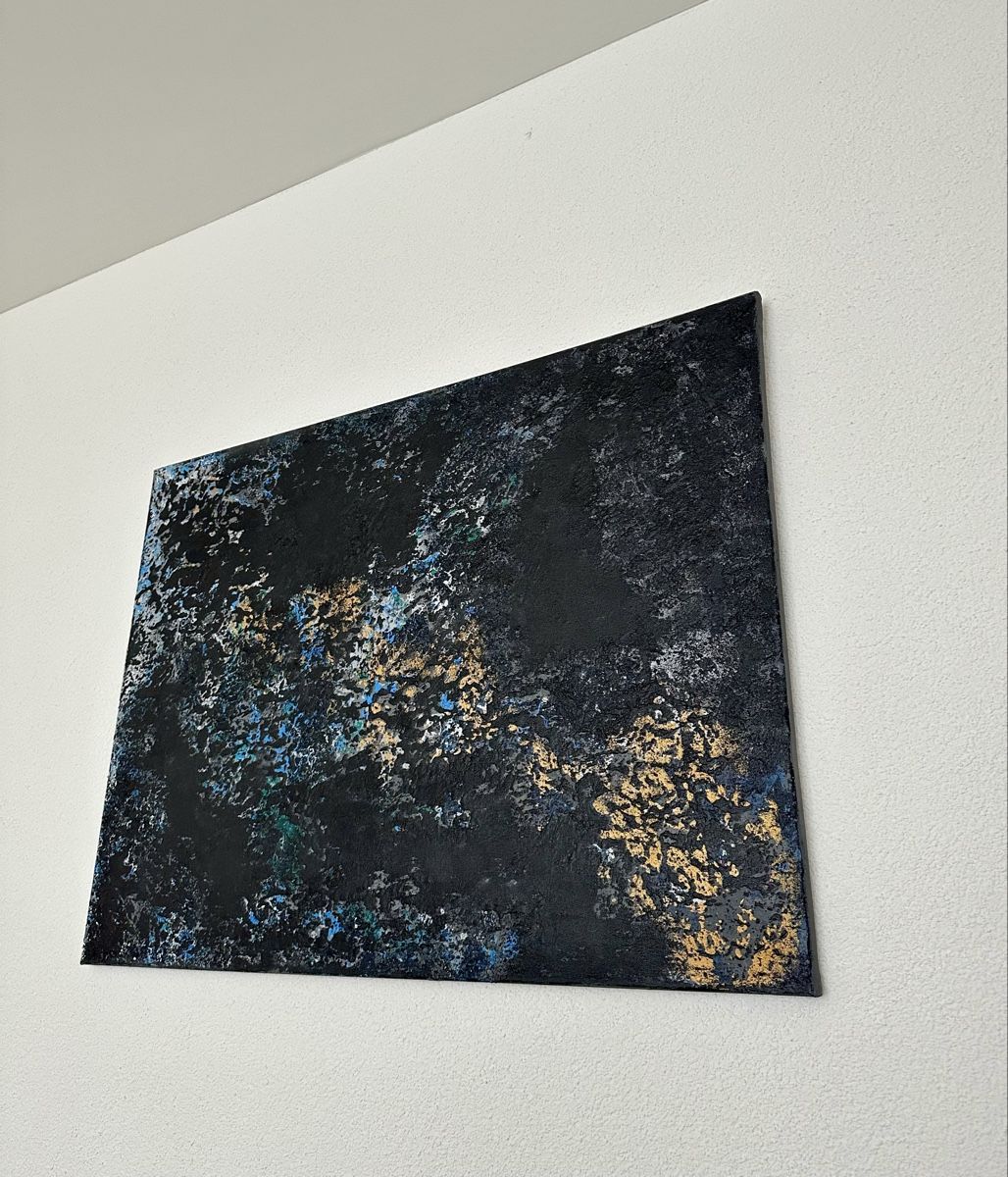 Dipinti: Original Acryl Gemälde auf Leinwand,Unikat, schwarz/ Effekte – Nuovo (secondo la descrizione) da Effretikon venduto da Bibjana 1