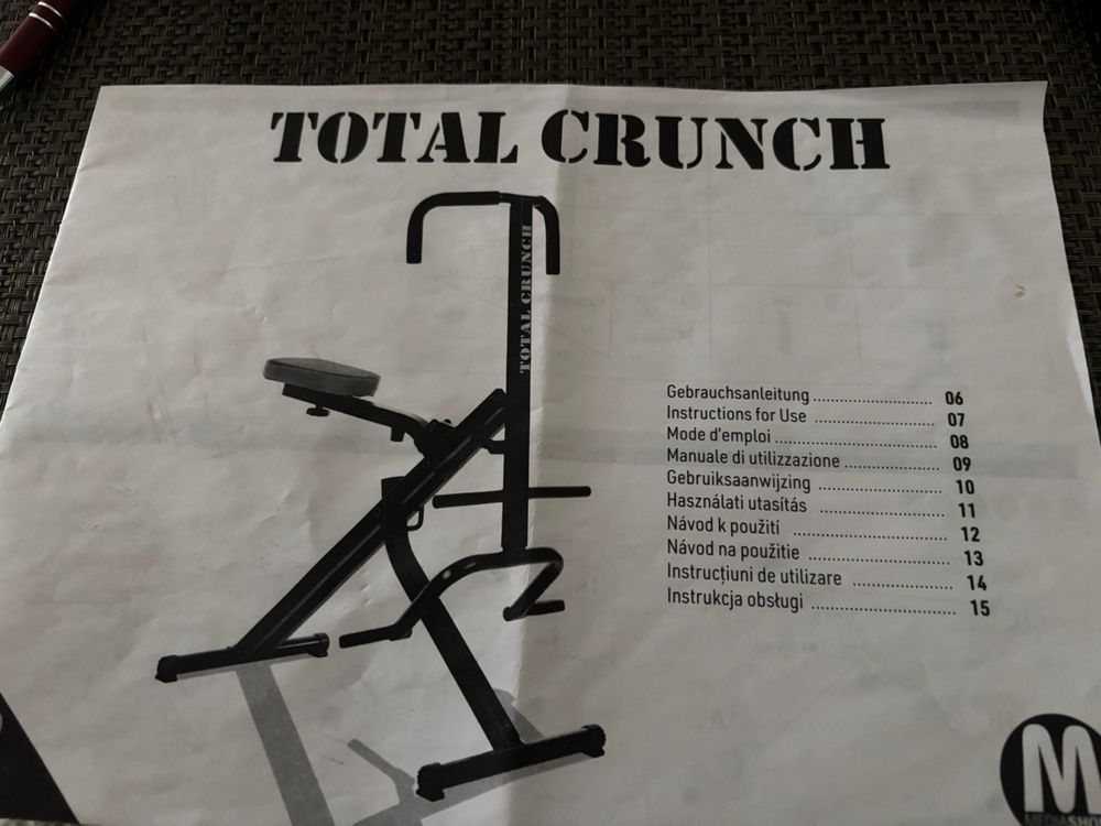 Total Crunch Fitnessgerät für Sixpack Bauchtrainer (Gebraucht) in ...