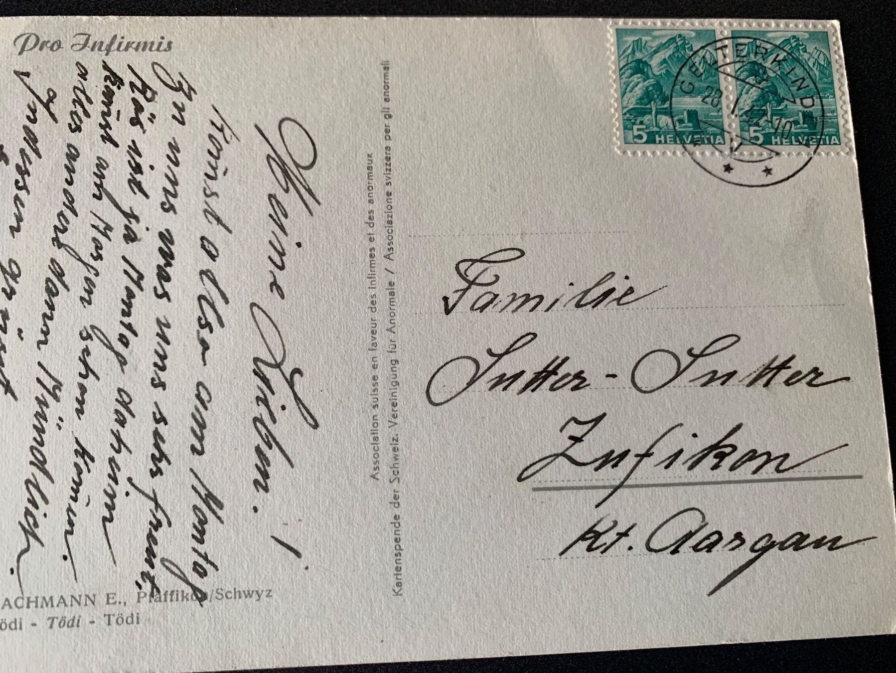 Cartoline postali: 5 alte Kunstkarten / Postkarten alt – Usato da Erlenbach ZH venduto da Ritschly 4