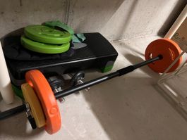 Hantelscheiben Set, 5kg, 2.5kg, 1.5kg, Top Zustand für Sport