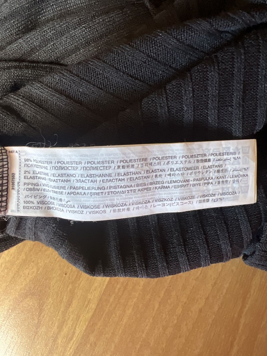 Mango Kleider: Schwarzes Mango Kleid, Rippstrick, Gr.XS – Gebraucht aus Linden von Annelie12 5