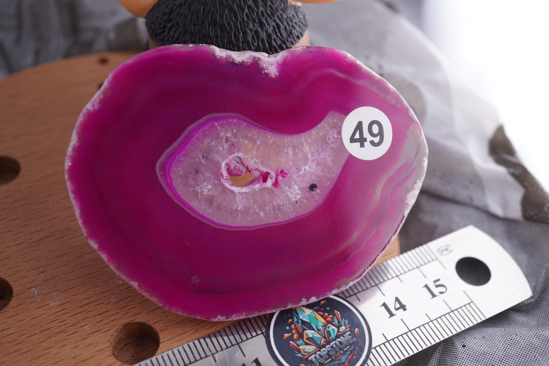 Minerali & Pietre curative: Achat pink    Scheibe     wow     Ab 1.-(1) – Nuovo e nell'imballaggio originale da Eschenbach SG venduto da topstone 5